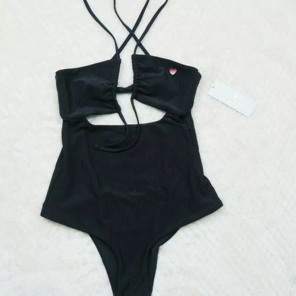 Spiritual Gangster Shore Strappy Swimsuit Ribbed - Picture 4 of 8